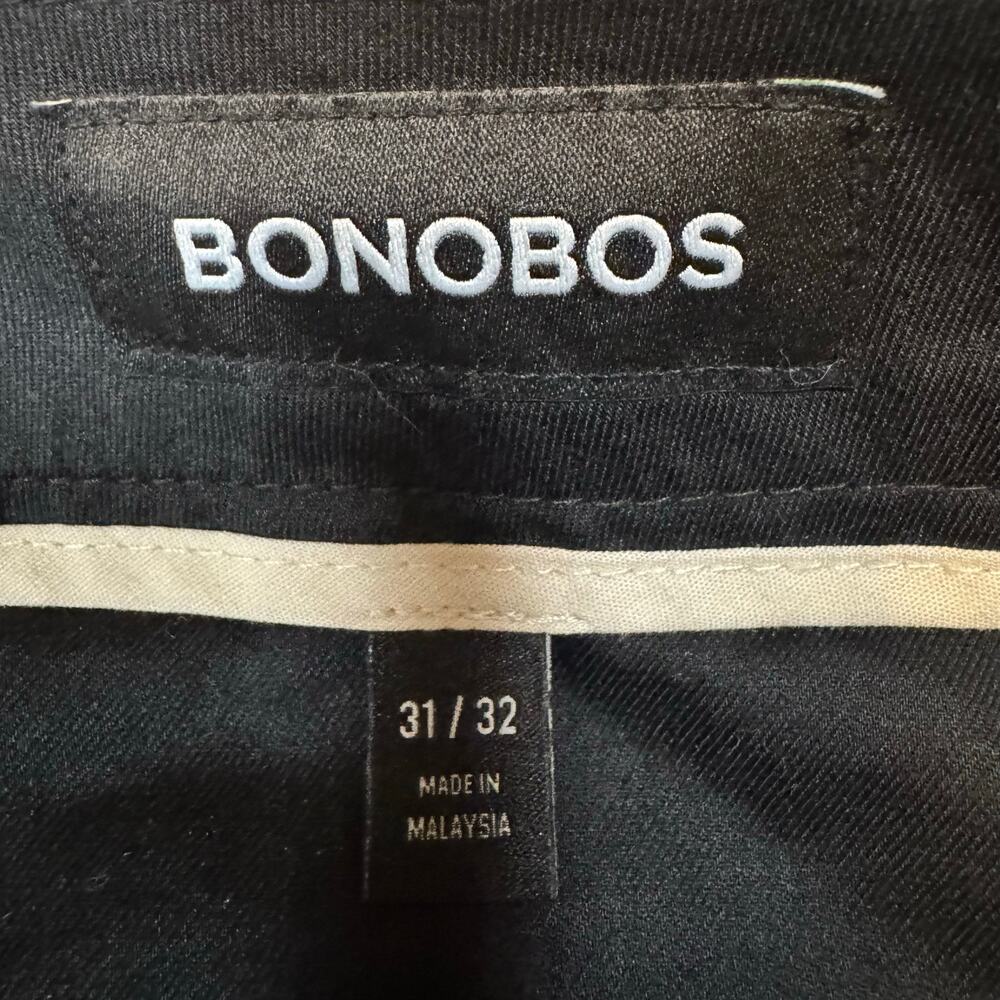 Bonobos Mens 31x32 Weekday Warrior Dress Pants Cotton Blue Monday Slim Taper Fit - Picture 2 of 9